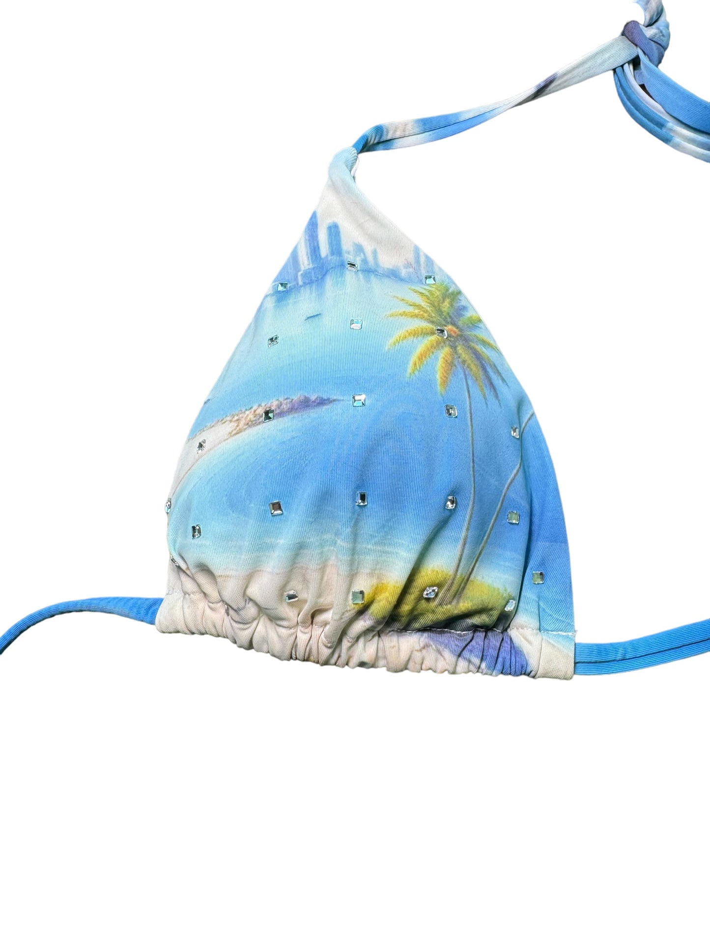 “Isla” Print Studded Bikini