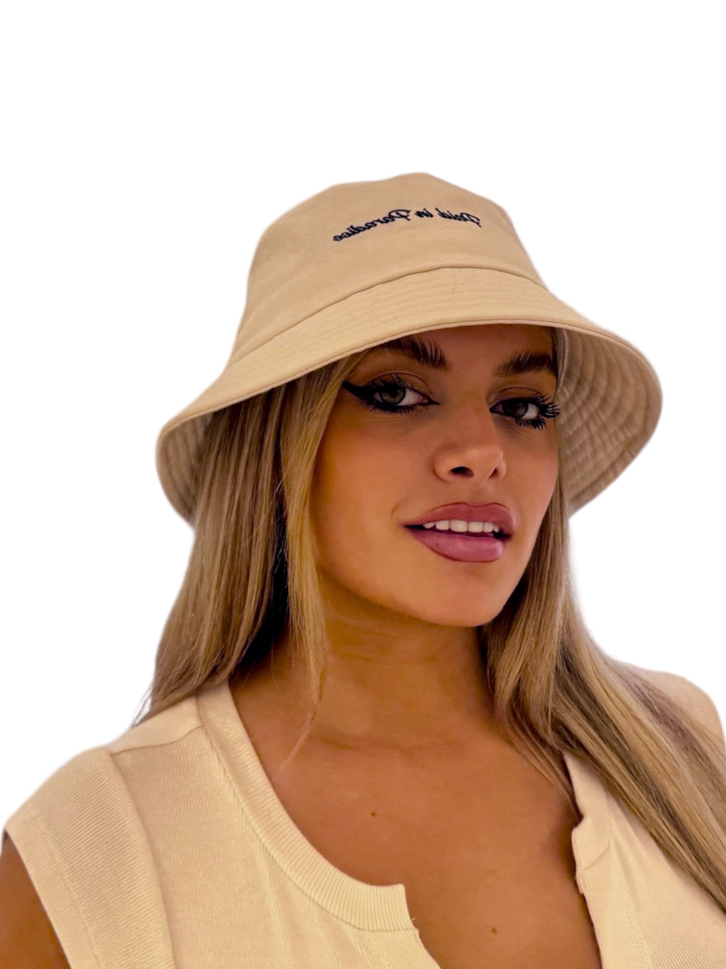 Paradise Signature Bucket Hat - Khaki